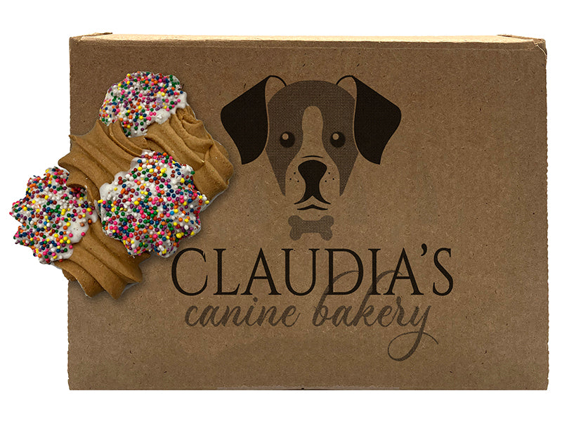 Claudia's Canine Bakery Peanut Butter Sprinkle Goobers