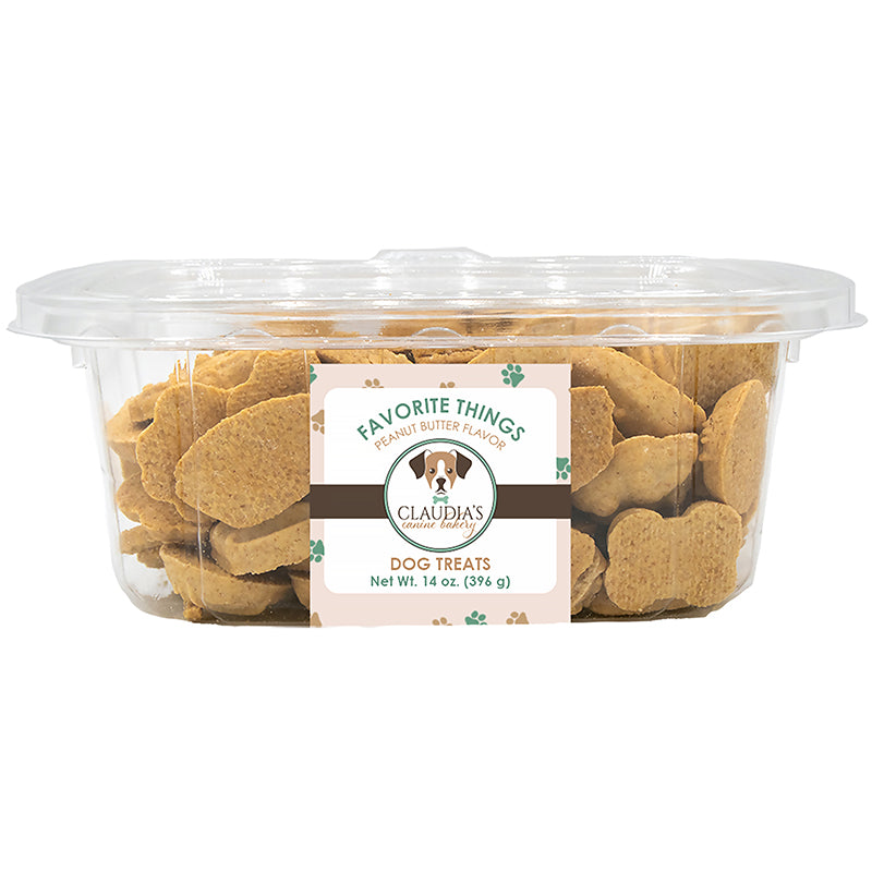 Claudia's Canine Bakery 14oz Peanut Butter Favorite Things – GoGo