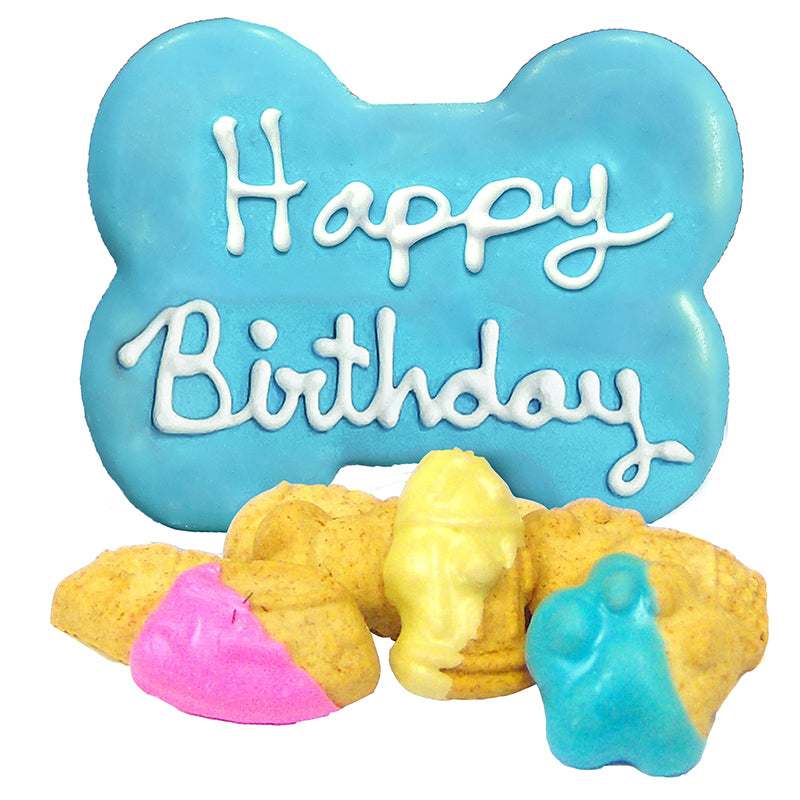 Claudia's Canine Bakery 11oz Blue Happy Birthday