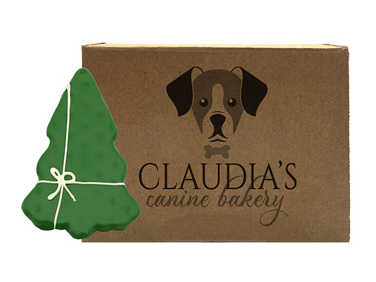 Claudia's Canine Bakery Green Tree with Bow