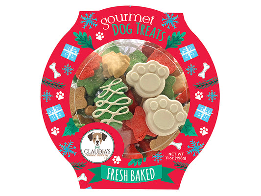 Claudia's Canine Bakery 11oz Santa Paws Classic Pearl Wrap