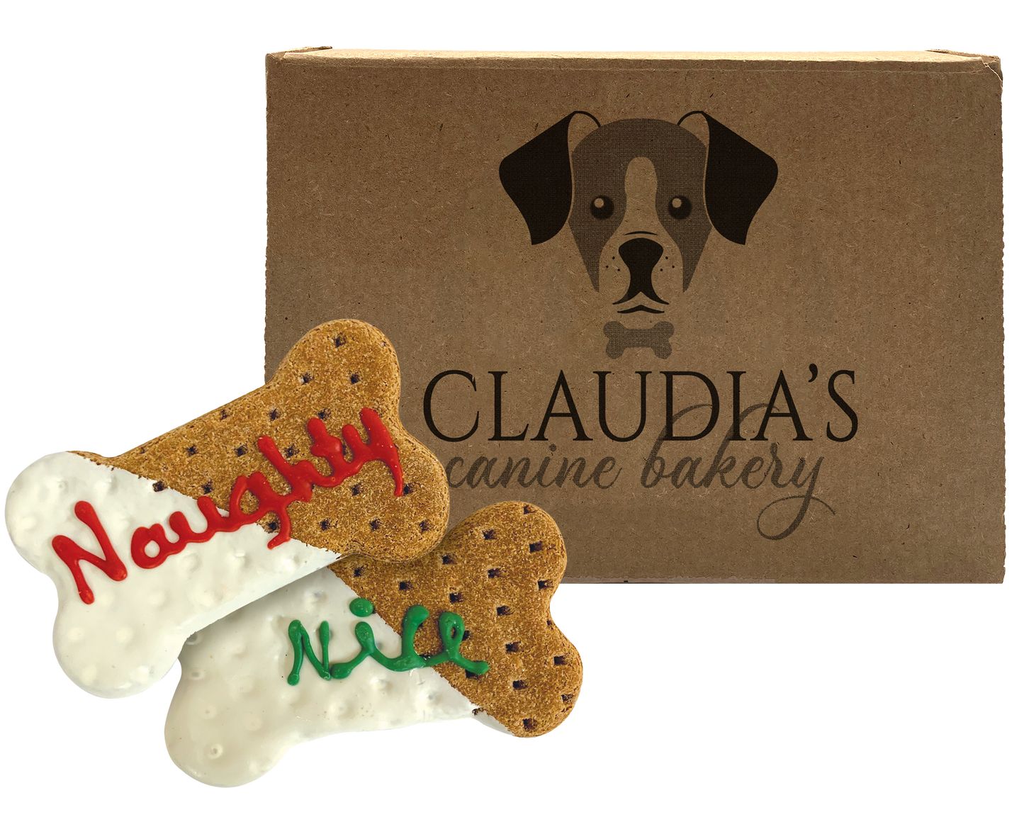 Claudia's Canine Bakery Buster Bones Naughty or Nice