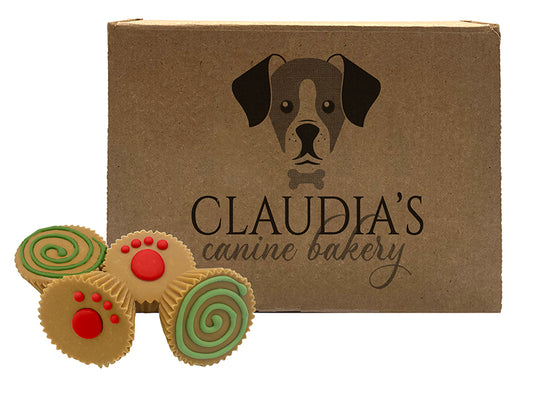 Claudia's Canine Bakery Holiday Peanut Butter Cups