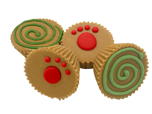 Claudia's Canine Bakery Holiday Peanut Butter Cups