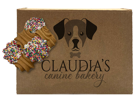 Claudia's Canine Bakery Peanut Butter Sprinkle Goobers