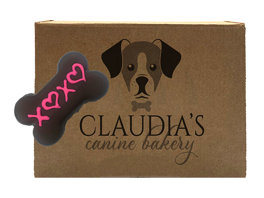 Claudia's Canine Bakery XOXO Valentine Bone