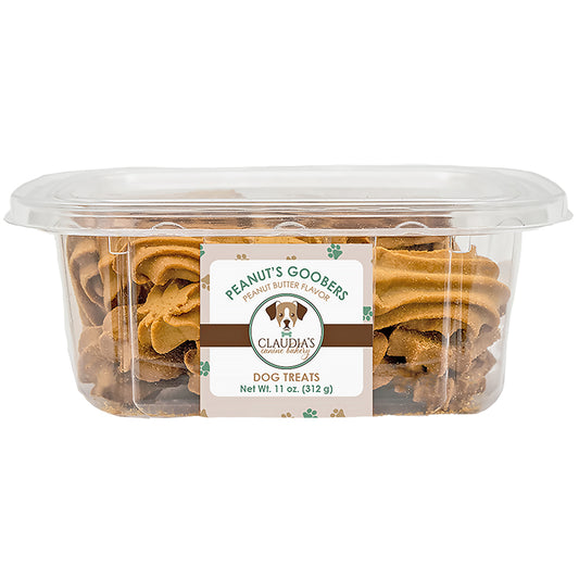 Claudia's Canine Bakery 10oz Peanut Butter Goobers