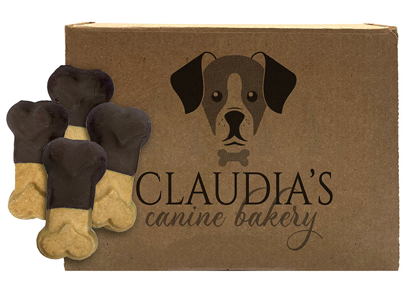 Claudia's Canine Bakery Carob Luv Bones