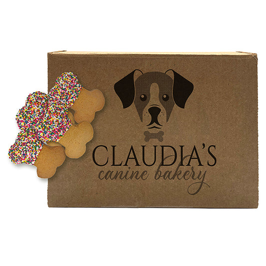 Claudia's Canine Bakery K-9 Yogurt Party Bones with Sprinkles
