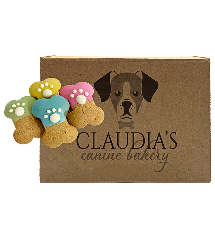 Claudia's Canine Bakery K-9 Party Bones With Paw Prints