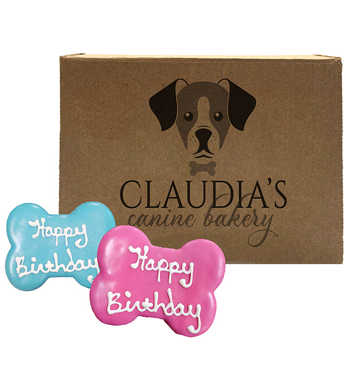 Claudia's Canine Bakery Assorted Birthday Bones