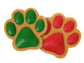 Claudia's Canine Bakery Holiday Peanut Butter Paw Prints