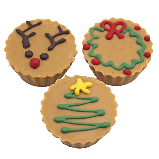 Claudia's Canine Bakery Holiday Peanut Butter Cups