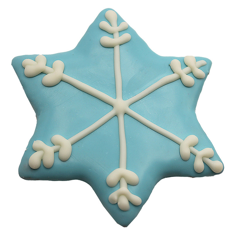 Claudia's Canine Bakery Blue Winter Snowflake
