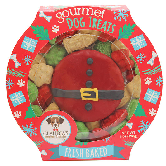 Claudia's Canine Bakery Santa Belt Tub