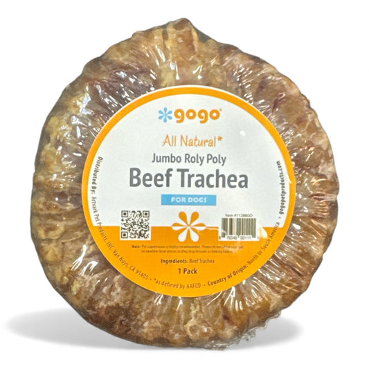 GoGo Jumbo Roly Poly Beef Trachea