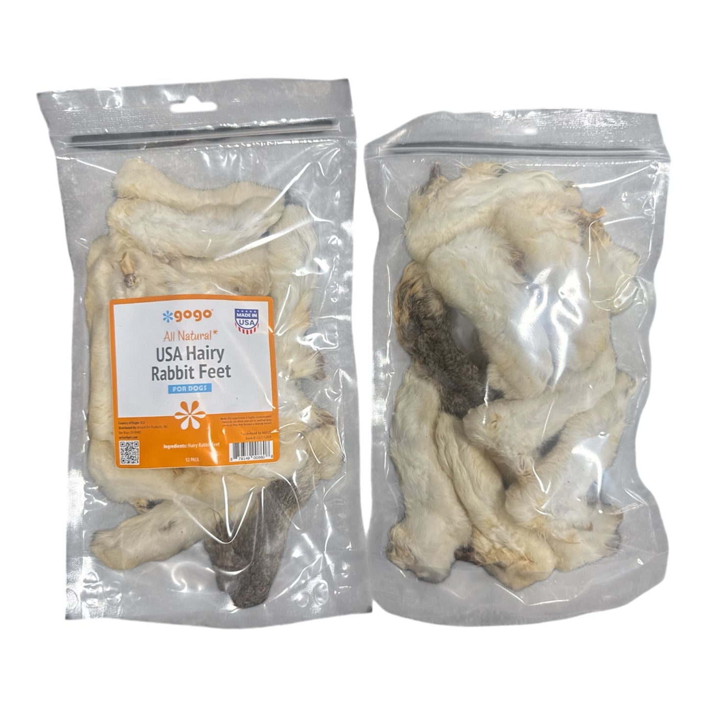 GoGo USA Hairy Rabbit Feet