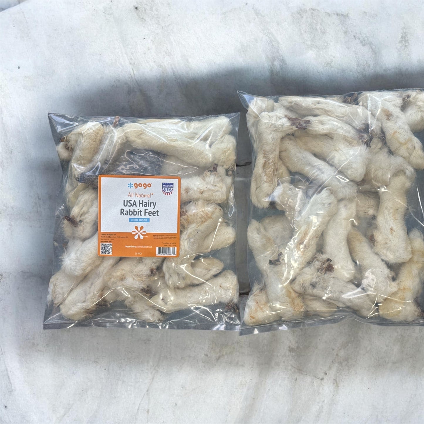 GoGo USA Hairy Rabbit Feet