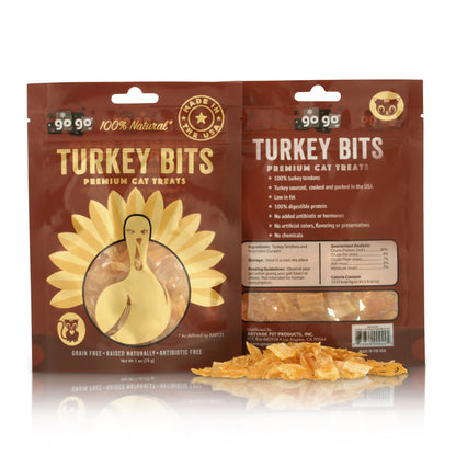 GoGo USA Turkey Tendon Strips for Cats