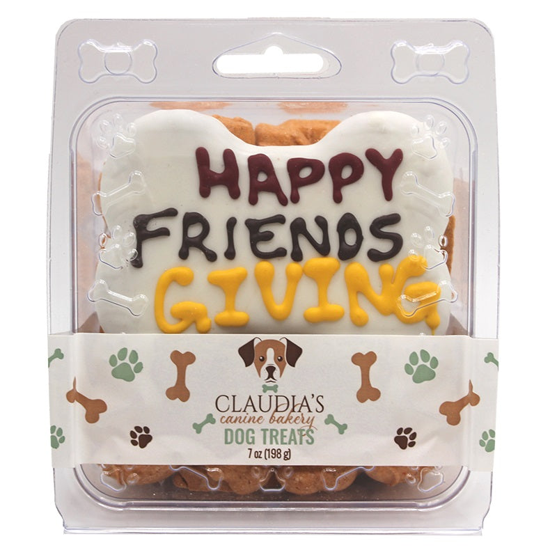 Claudia's Canine Bakery Happy Thanksgiving 7oz Clamshell