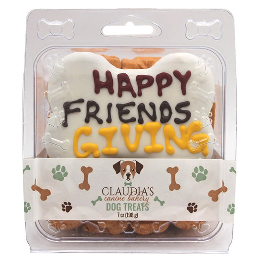 Claudia's Canine Bakery Happy Thanksgiving 7oz Clamshell