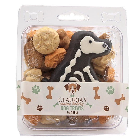 Claudia's Canine Bakery Skeleton Puppy 7oz Clamshell