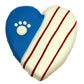 Claudia's Canine Bakery 4th of July Paw Heart